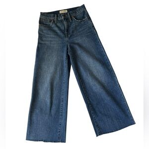 Madewell Blue Wide crop jeans 25